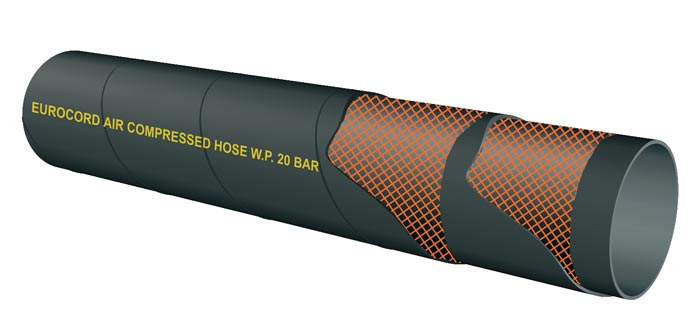 tubo in gomma per aria compressa 20 bar