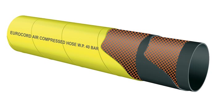 tubo in gomma per aria compressa 40 bar